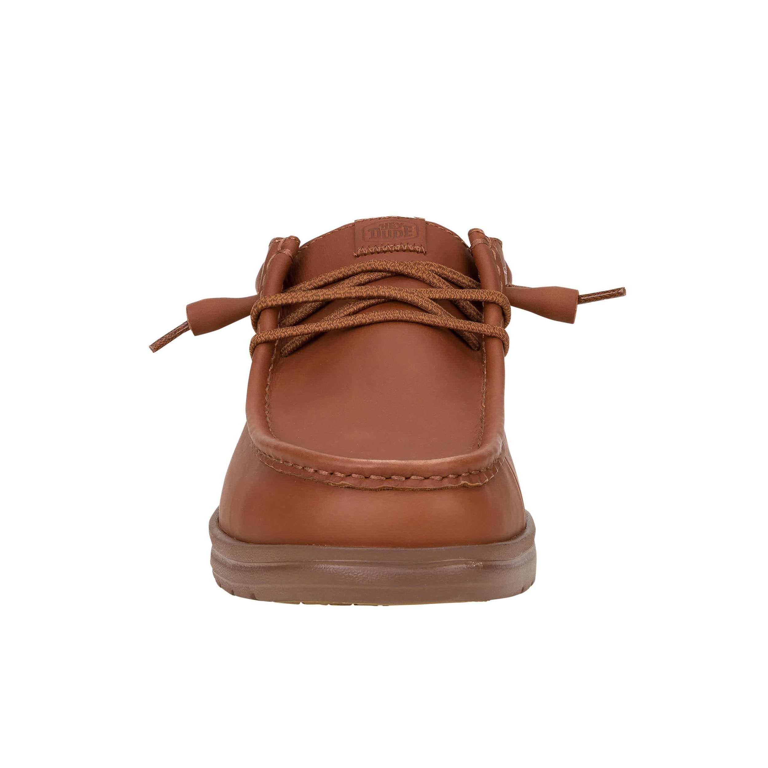 Vintage Tan Leather Minimalist Artisan Crafted Comfort Moc Shoes