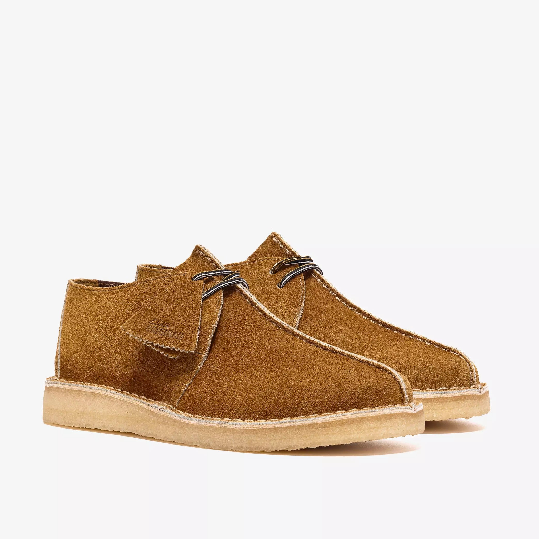 Clarks Originals Men's Desert Trek Oak Hairy Suede shoes