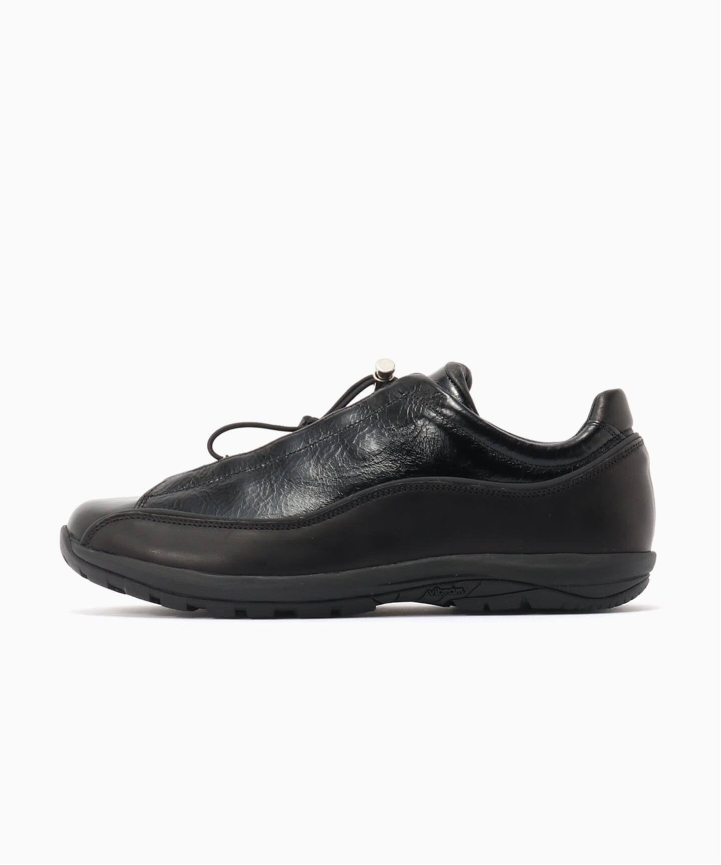 Crackled Leather Licata Sneakers