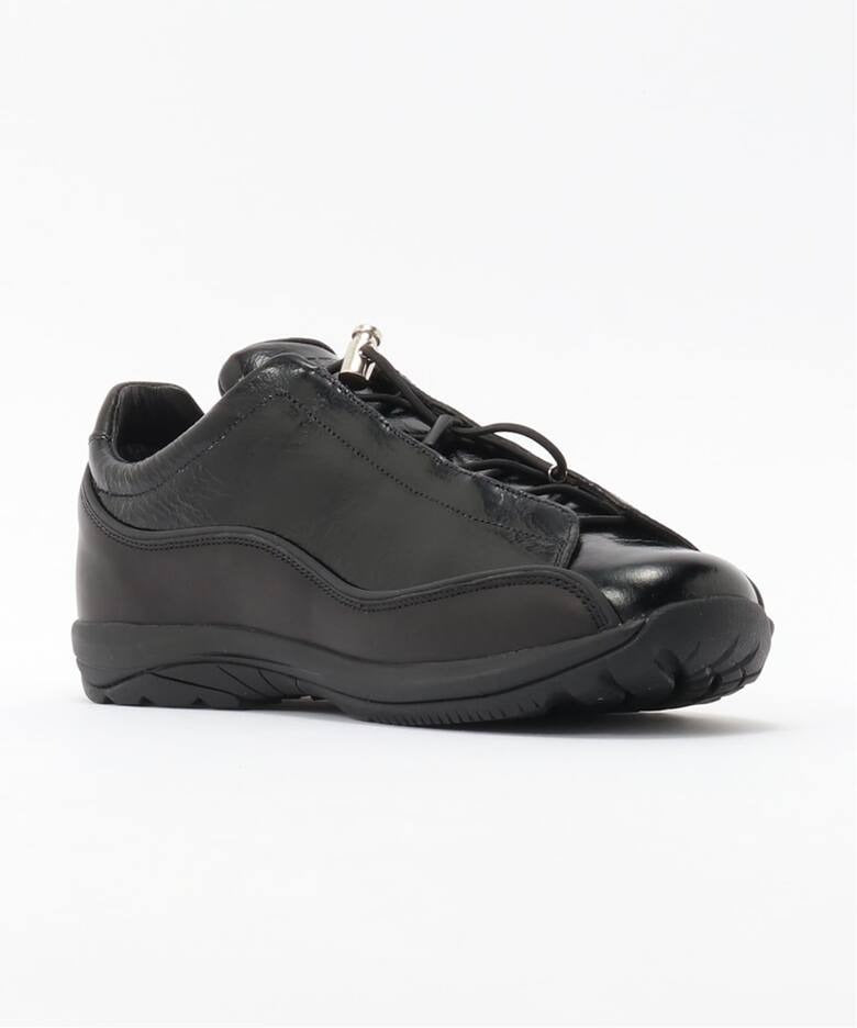 Crackled Leather Licata Sneakers
