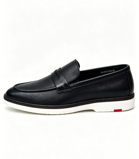 Full-Grain Leather Casual Loafers