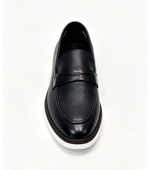 Full-Grain Leather Casual Loafers