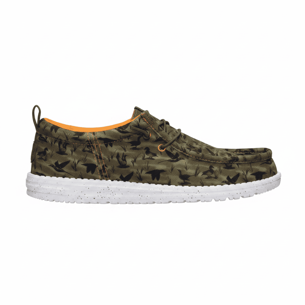 Wally Funk Duck Print Casual Shoes