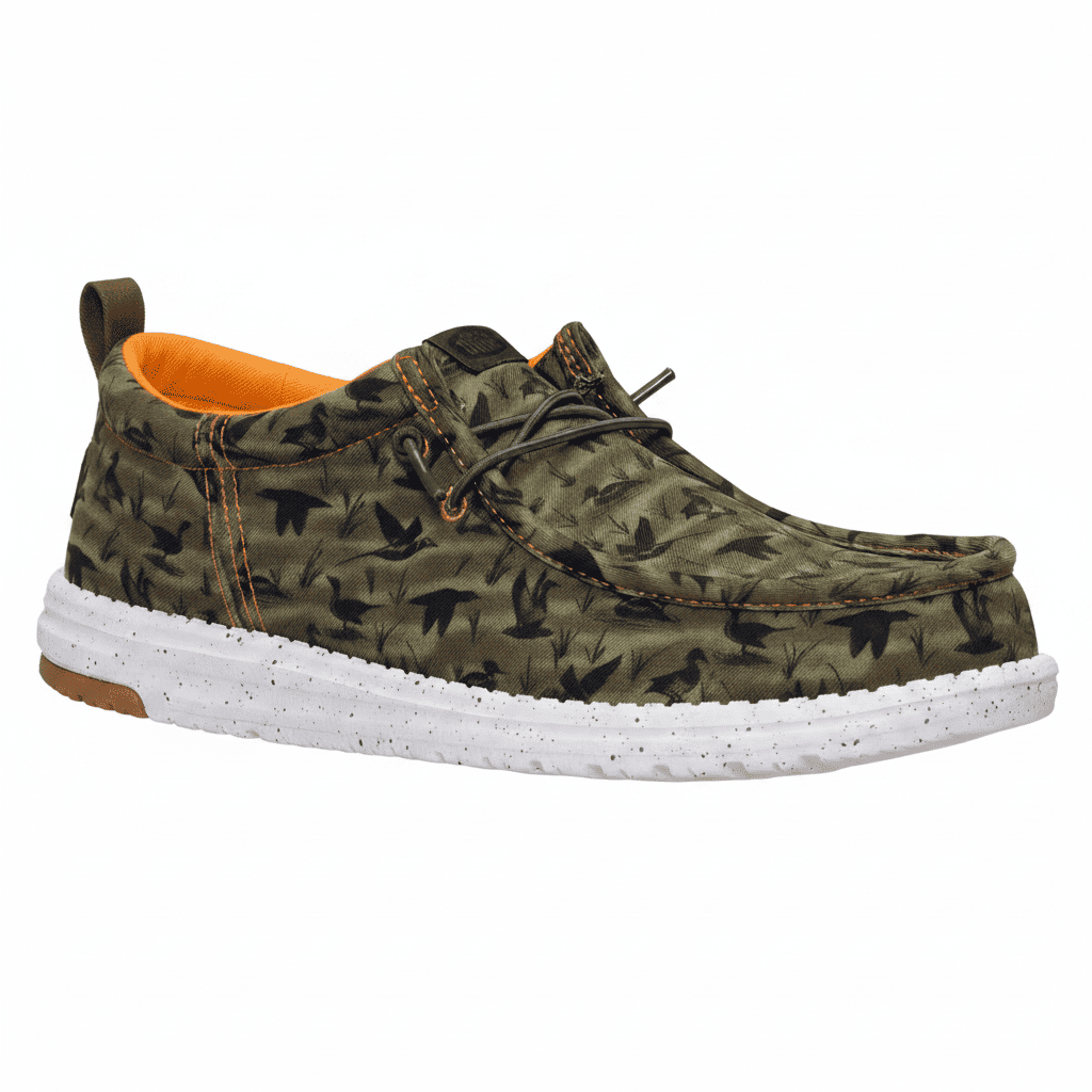 Wally Funk Duck Print Casual Shoes