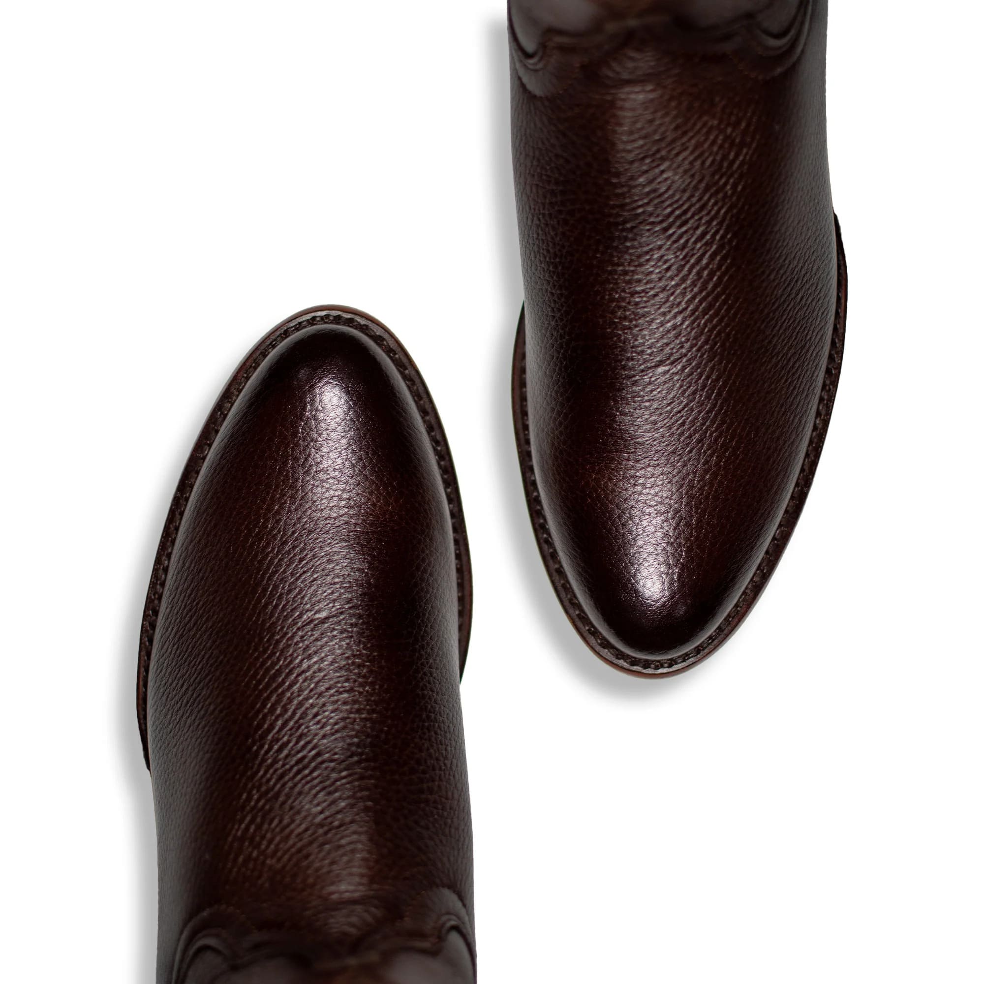 Genuine Leather Western Ankle Boot