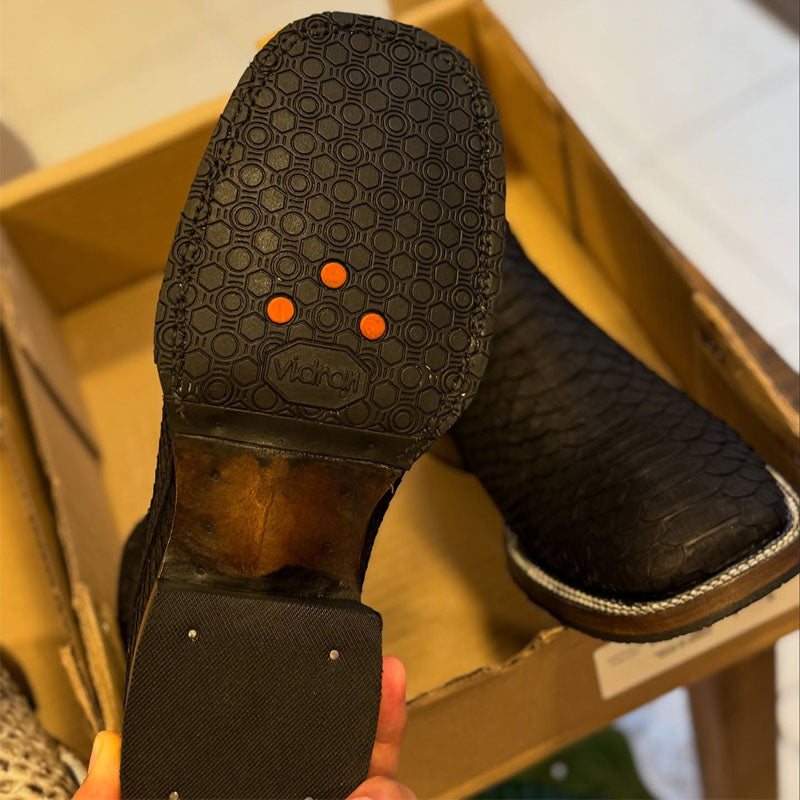 ⏰Limited Time Offer ⏰Men's Python Square-Toe Ankle Boots