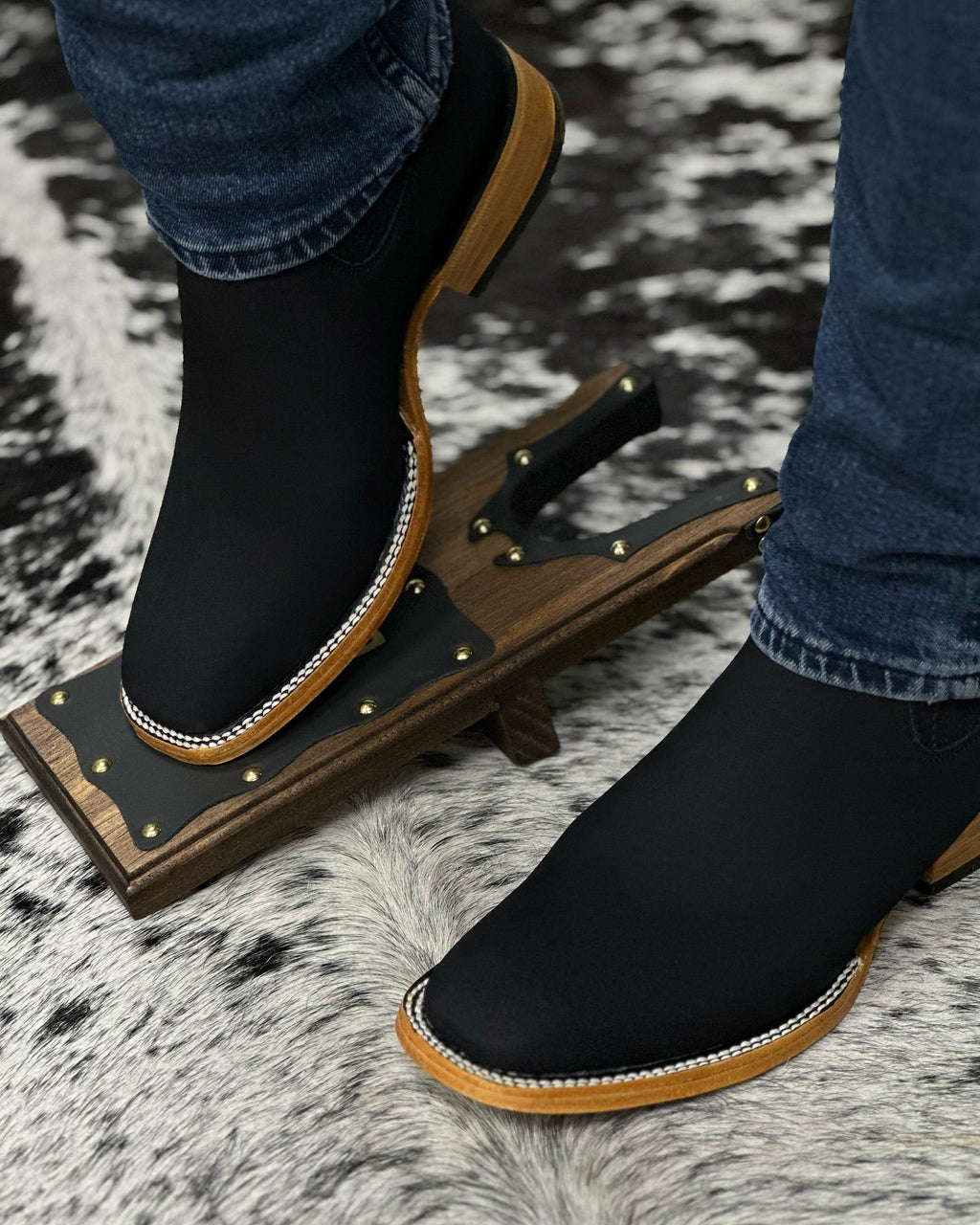 Men's Classic Handmade Boots-Black